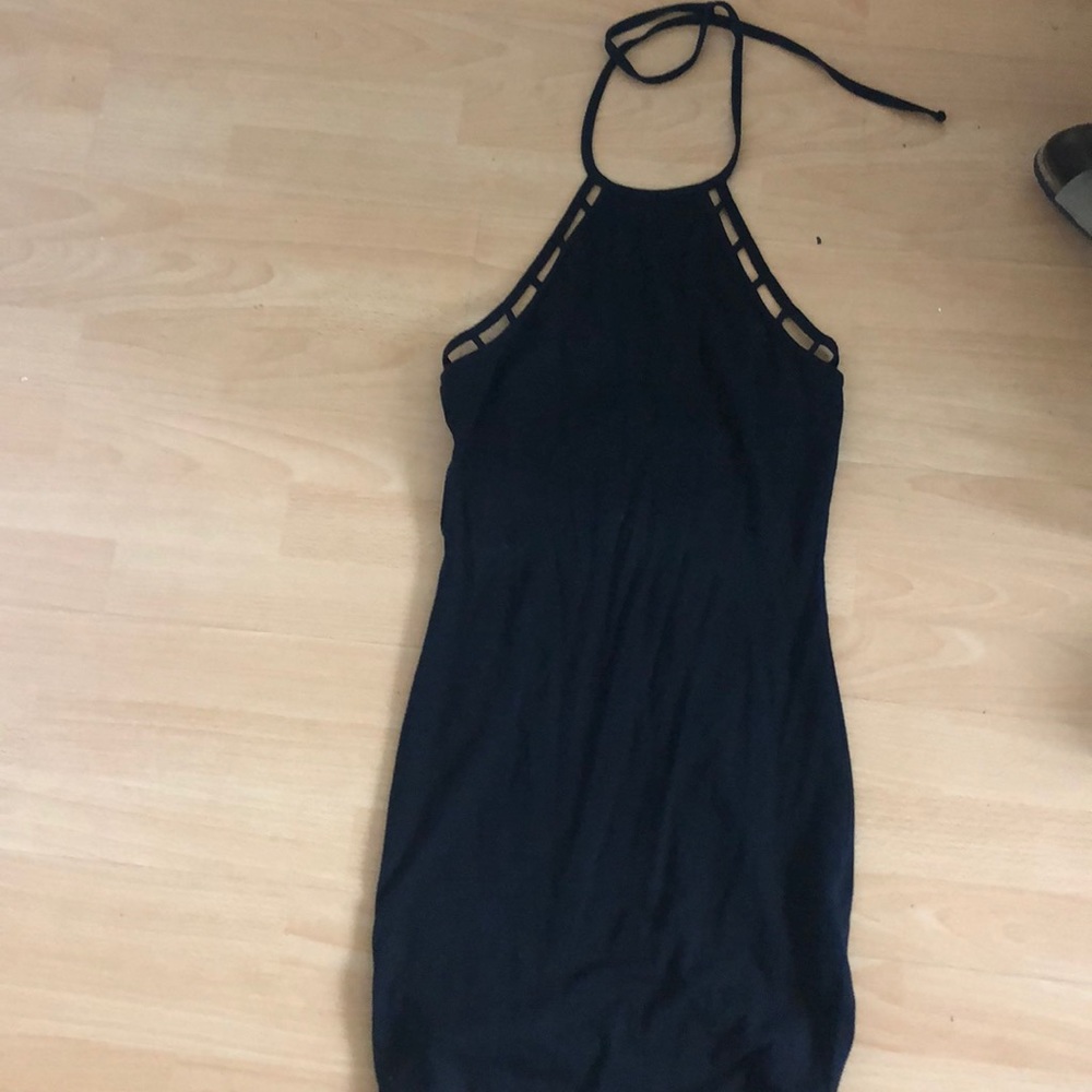 tight black never been worn halter dress
